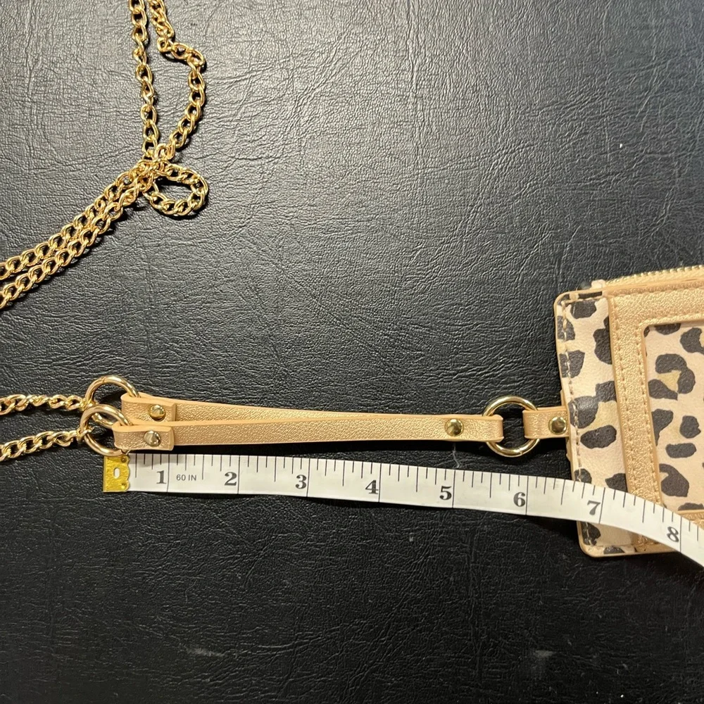 Animal print wristlet/cardholder